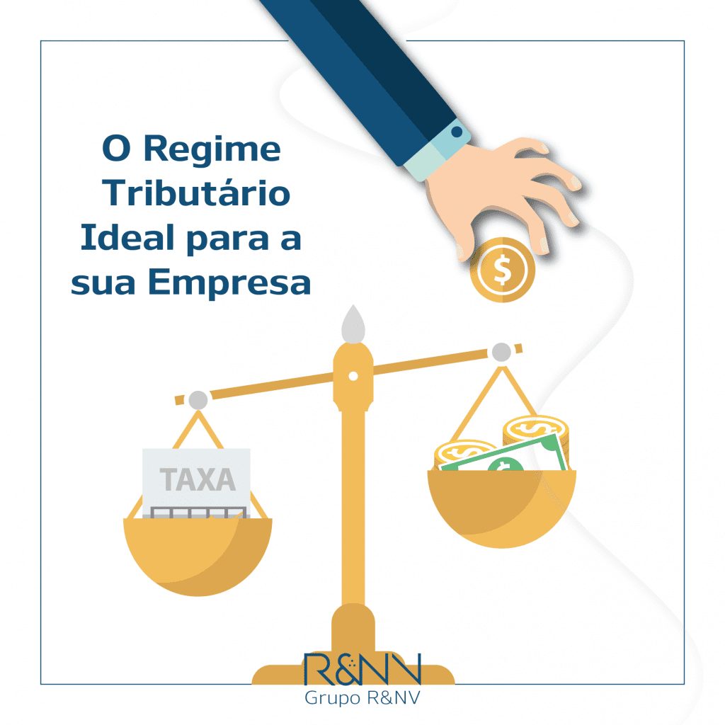 Mão equiparando taxas e lucros de acordo com o regime tributário